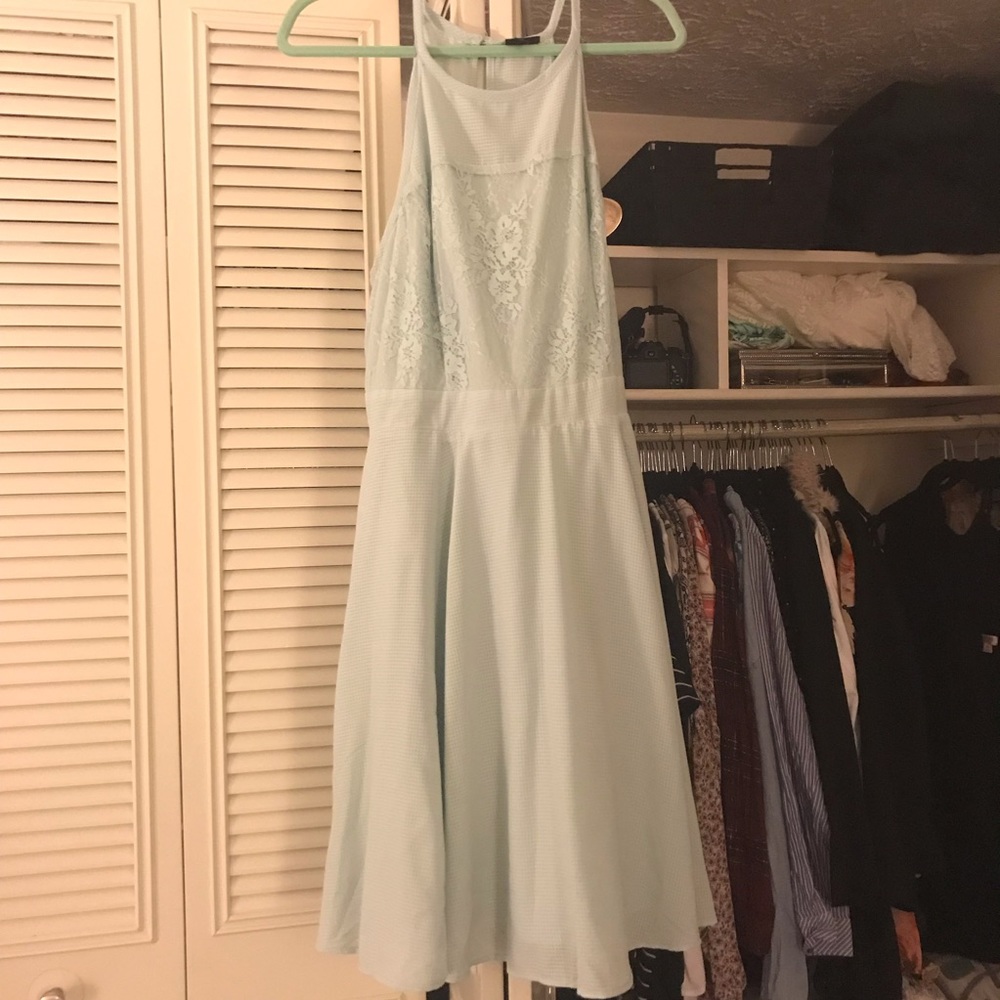 Torrid Formal Lace Halter Flare Dress Size 18